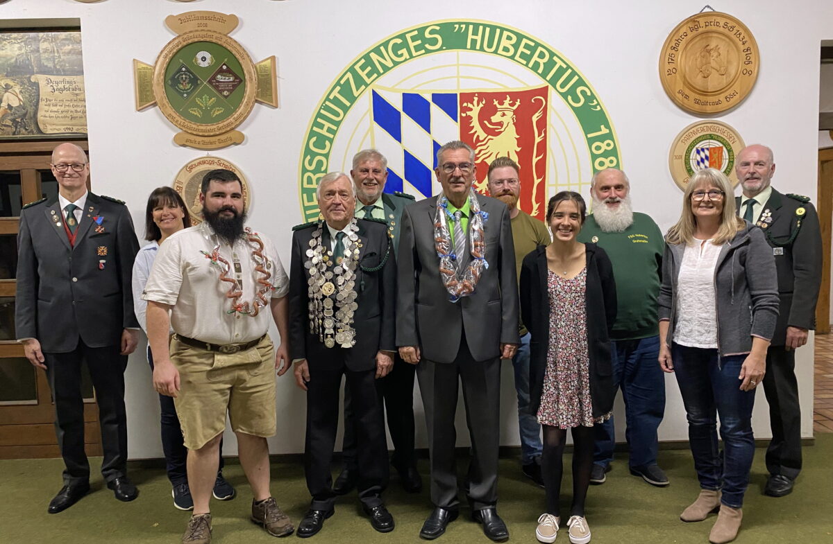 Hubertusschützen ehrten König und Preisgewinner