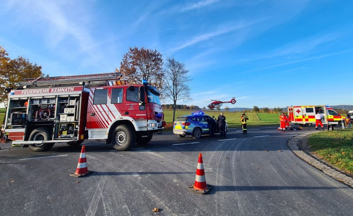 [Update] Schwerer Unfall: Mit dem E-Scooter auf der Staatsstraße unterwegs