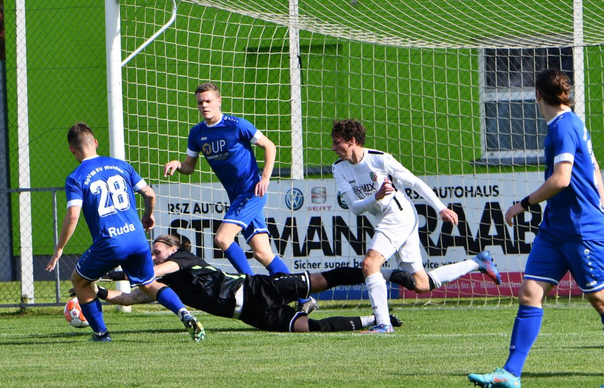 Auswärtsstarke Abtswinder bereiten der SpVgg SV Weiden die befürchteten Probleme