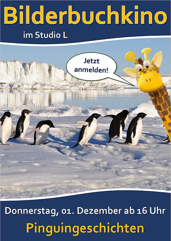 Lustige Pinguingeschichten im Studio L
