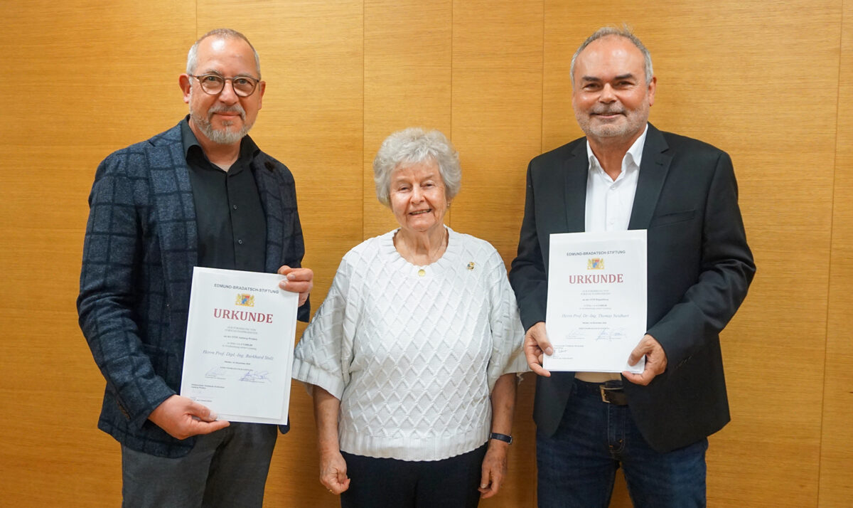 Auszeichnungen der Edmund-Bradatsch-Stiftung wandern in die Oberpfalz