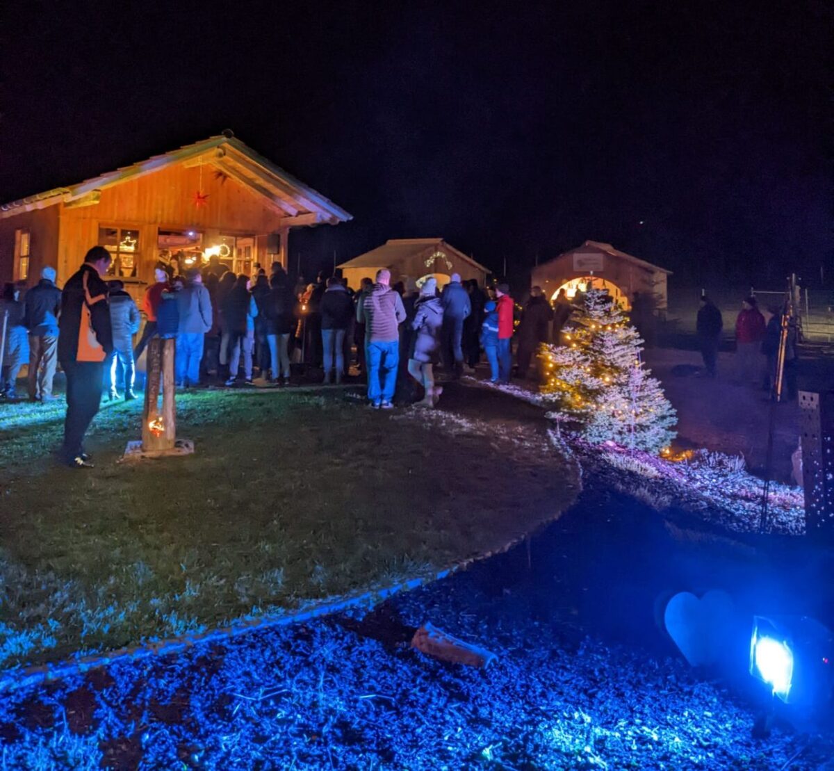 Weihnachtlicher Lichterglanz am „Konradenhof“