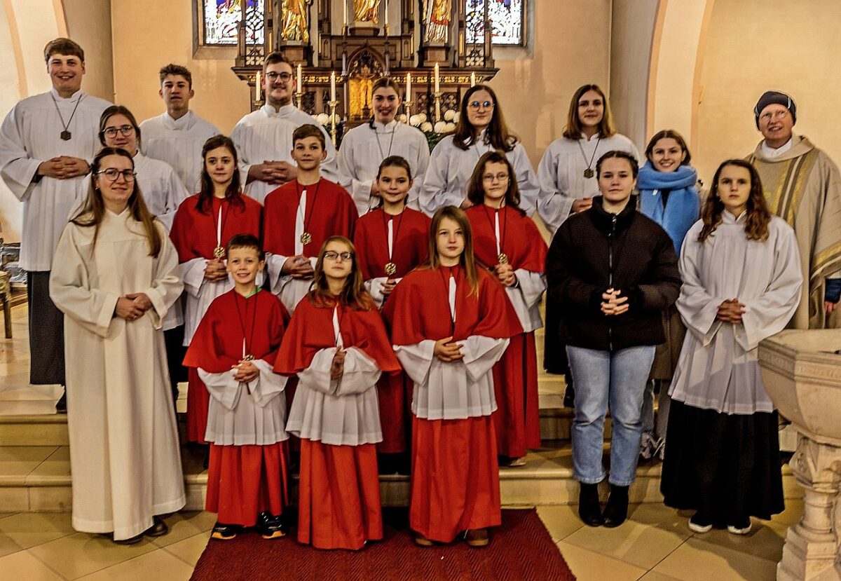 Neue Ministranten: Herzlich willkommen in der Pfarrei St. Marien Rothenstadt