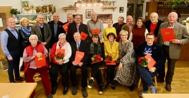 SPD-Stadtverband Weiden ehrt, feiert und freut sich über Erfolge