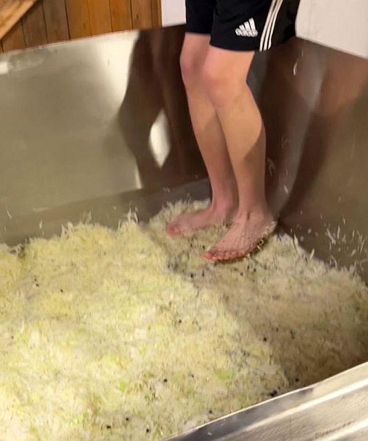 Wer auf seine Verdauung baut, isst Flossenbürger Sauerkraut