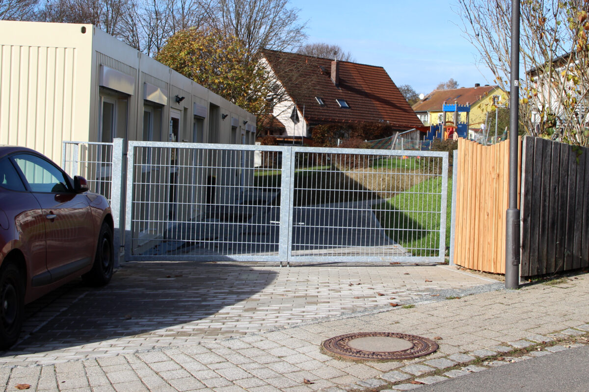Baustelle Kinderhaus in den letzten Zügen