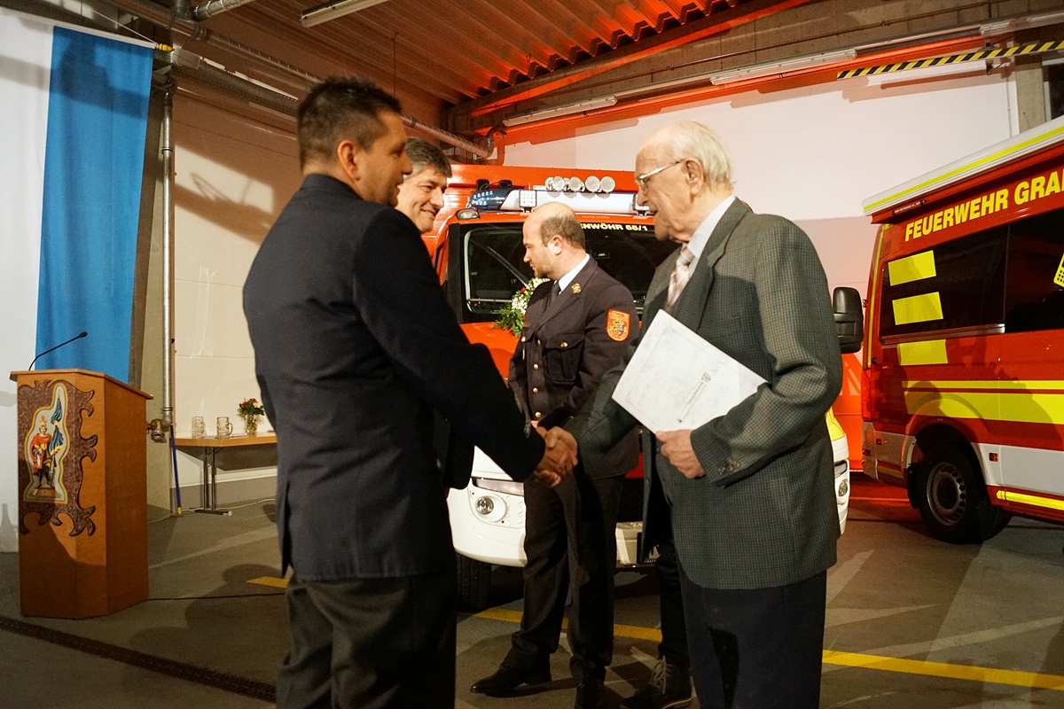 Kameradschaftsabend: Insgesamt 1.300 Jahre bei der Feuerwehr Grafenwöhr