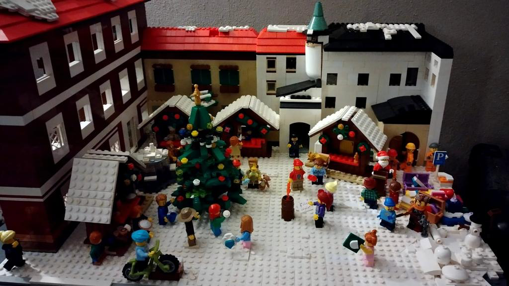 Neustädter Christkindlmarkt aus Lego