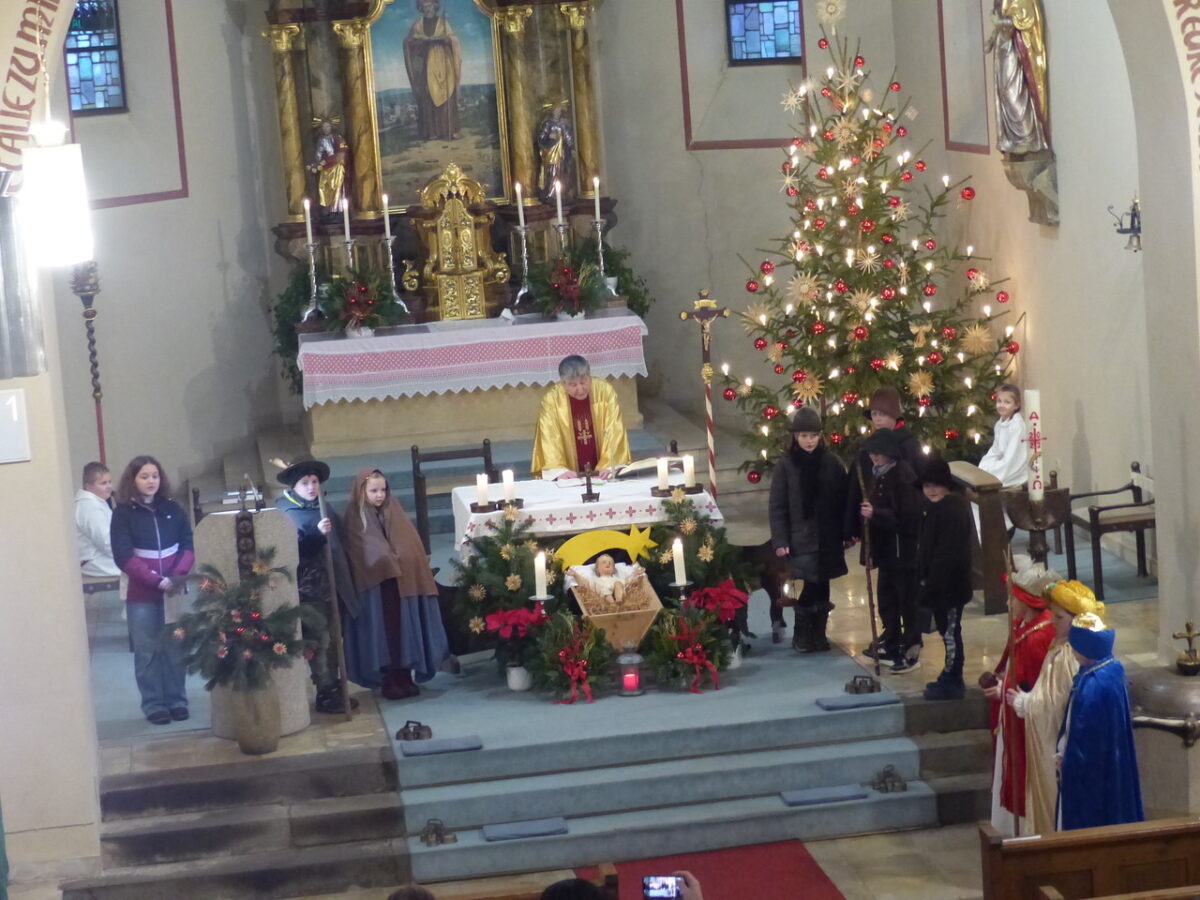 Christmette und Krippenspiel ohne Einschränkungen