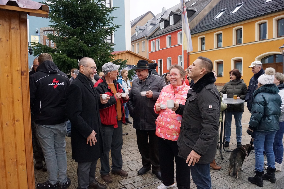 Wunderbarer Abschluss vor dem Rathaus