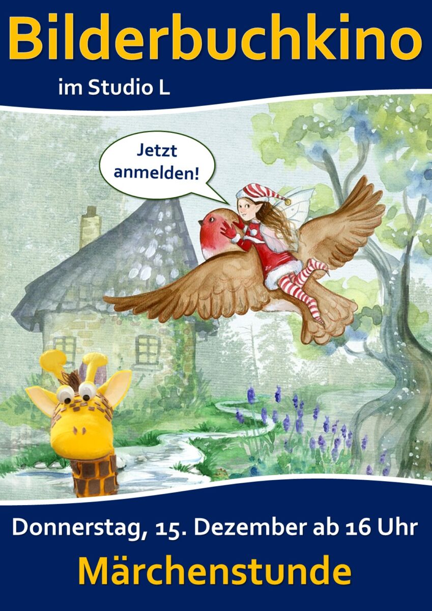 Vorlesestunde in der Regionalbibliothek