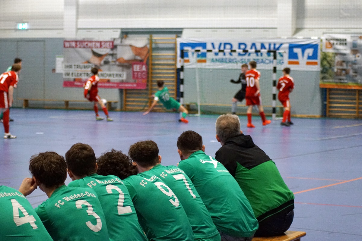 U-17 des FC Weiden-Ost schrammt knapp am Hallen-Bezirksmeistertitel vorbei
