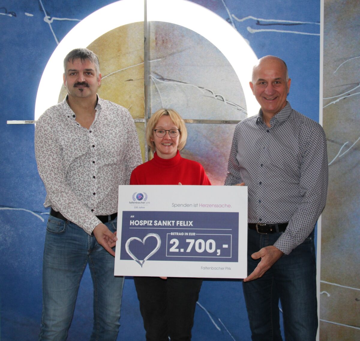 Spende für Hospizarbeit