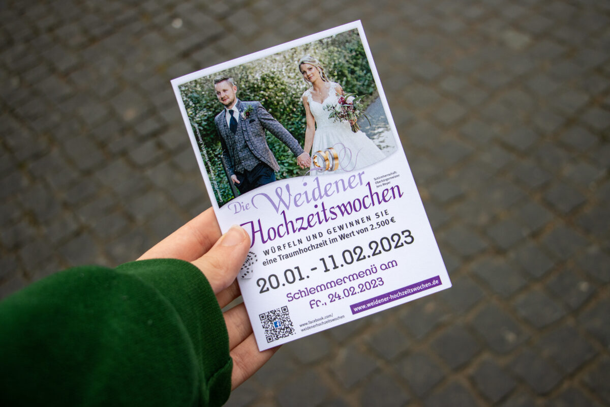 Ja, ich will! In Weiden sind Hochzeitswochen