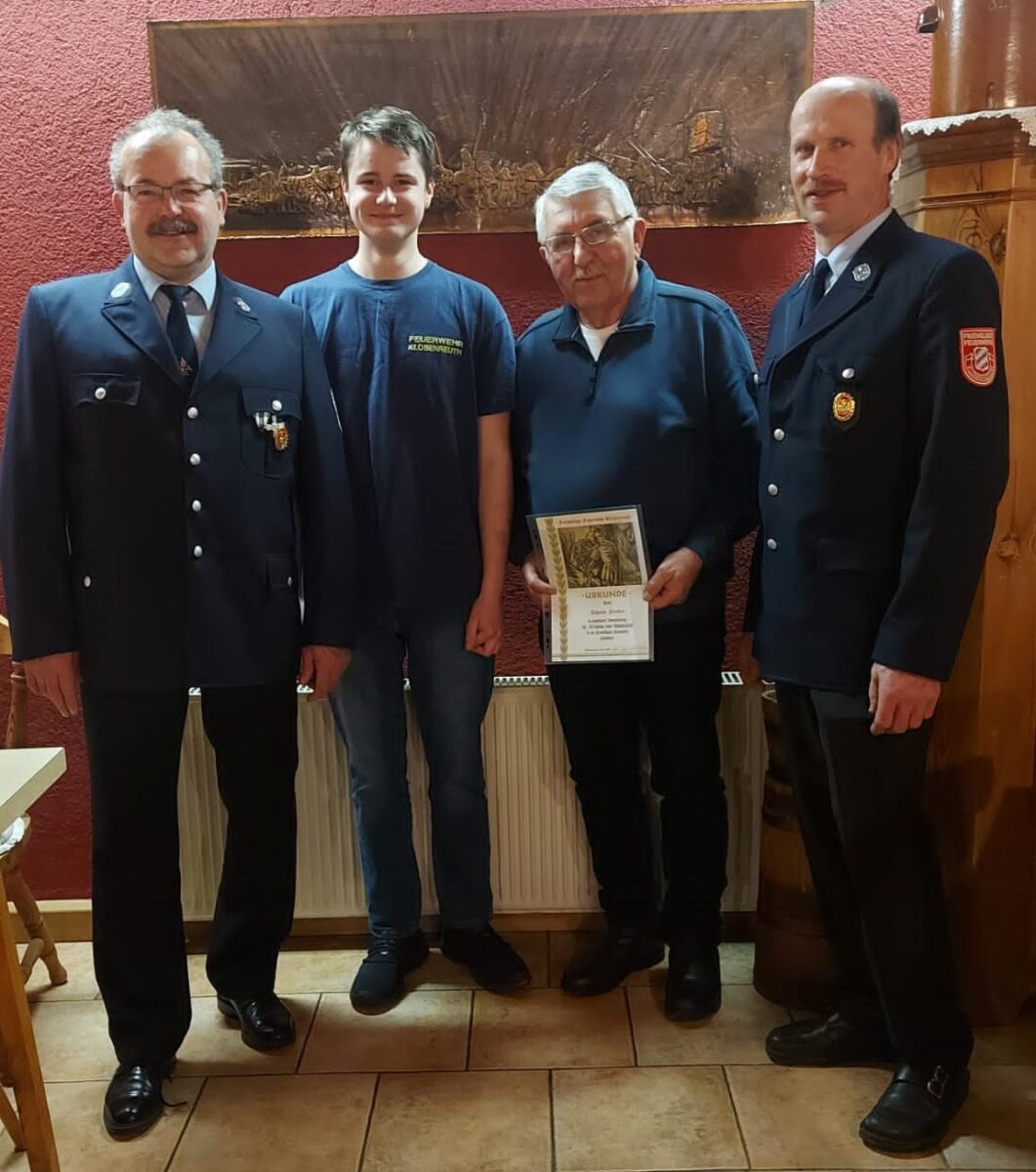 Klobenreuther Feuerwehr stimmt sich auf das 100-jährige Jubiläum ein