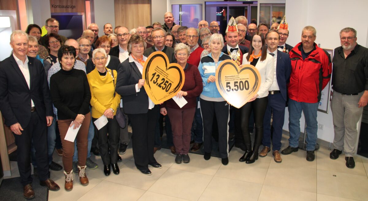 Rekordsumme an Spenden aus dem Gewinnspartopf