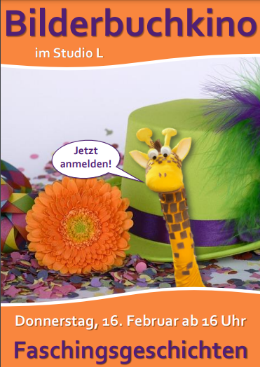Bunter Nachmittag für Kinder mit Faschingsgeschichten