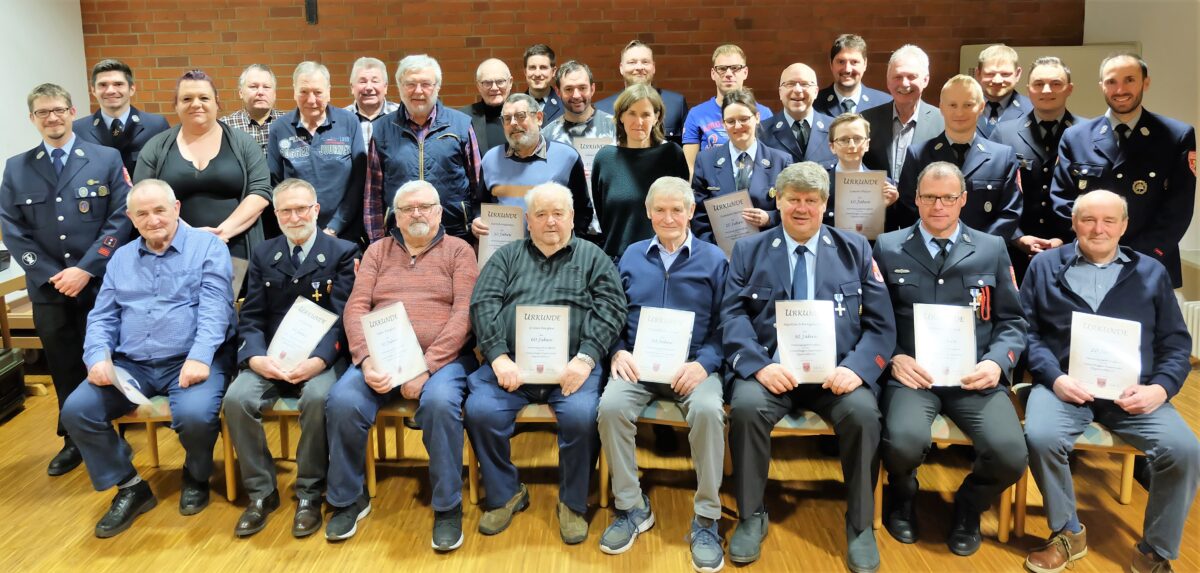 Großer Ehrenabend der Etzenrichter Feuerwehr