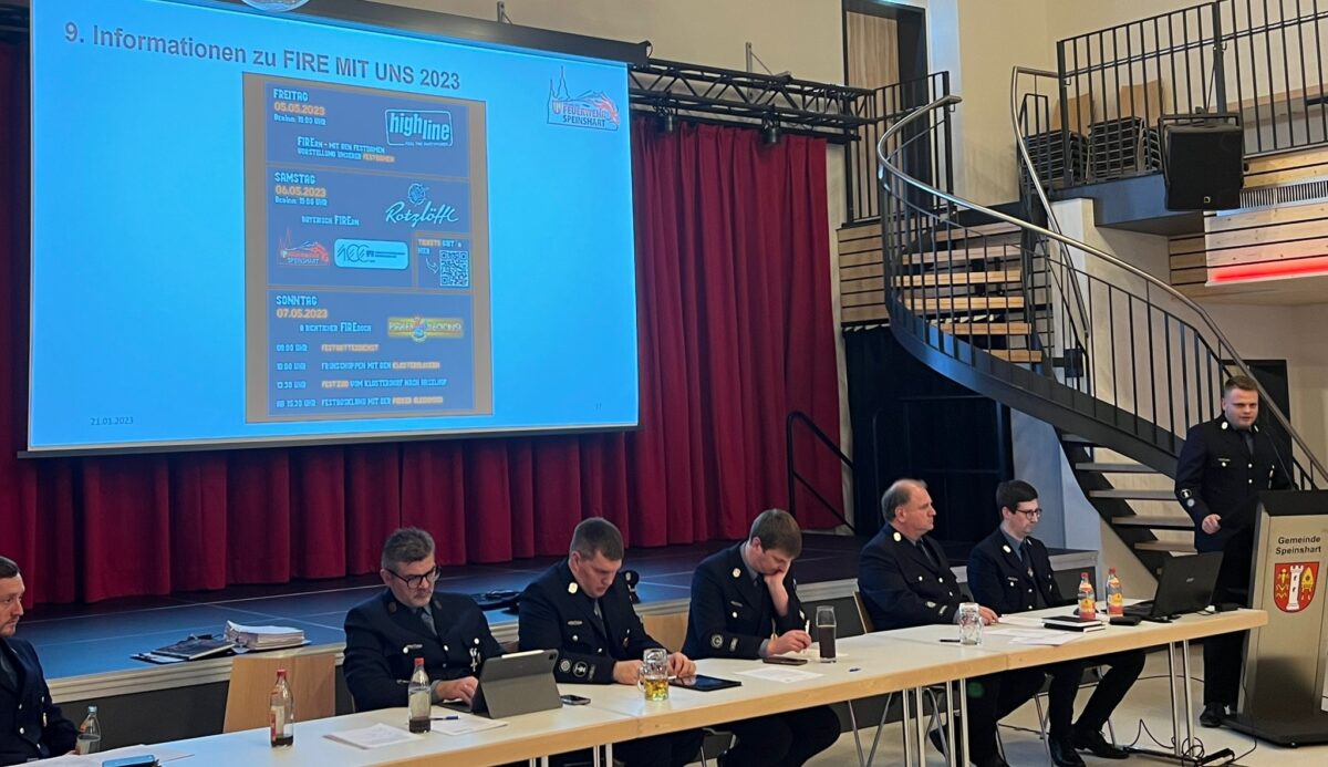 Feuerwehr Speinshart hat 2023 Großes vor