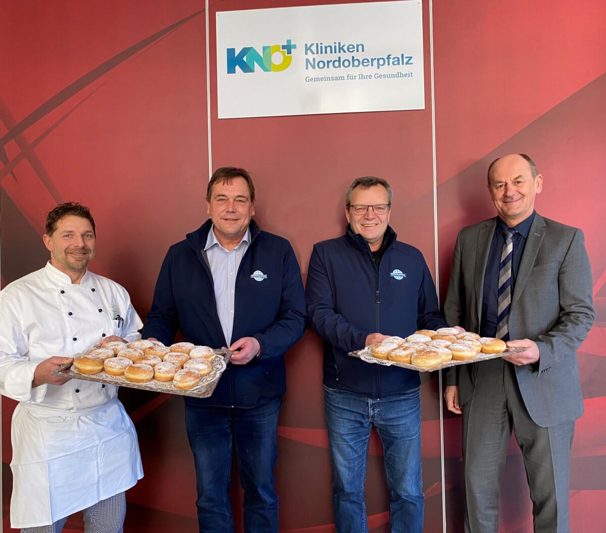 Milchunion überrascht Patienten und Personal mit 2.000 Krapfen