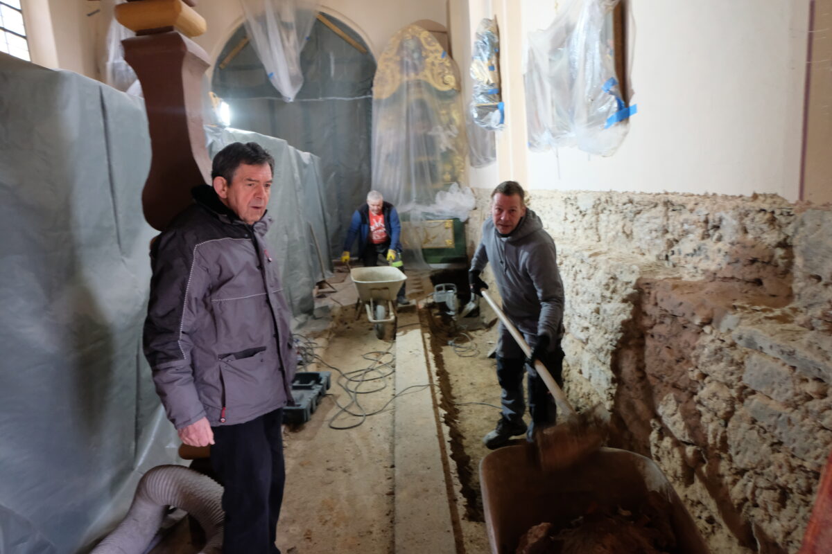 Sanierungsarbeiten in der St. Nikolauskirche werden fortgesetzt