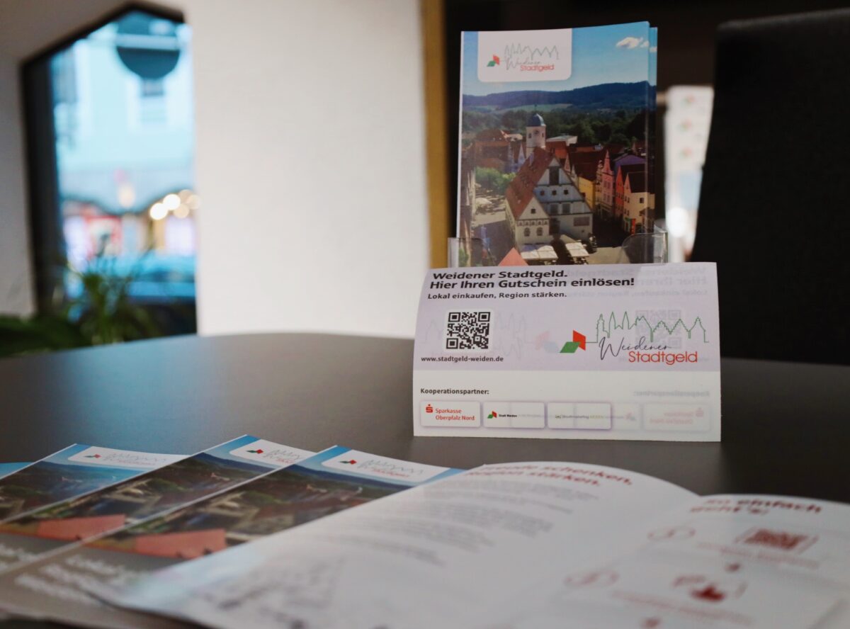 Lokal einkaufen: Startschuss für das „Weidener Stadtgeld“