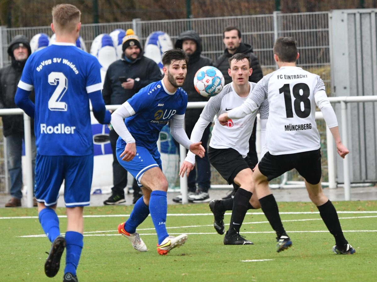 SpVgg SV Weiden gewinnt mit dem letzten Aufgebot