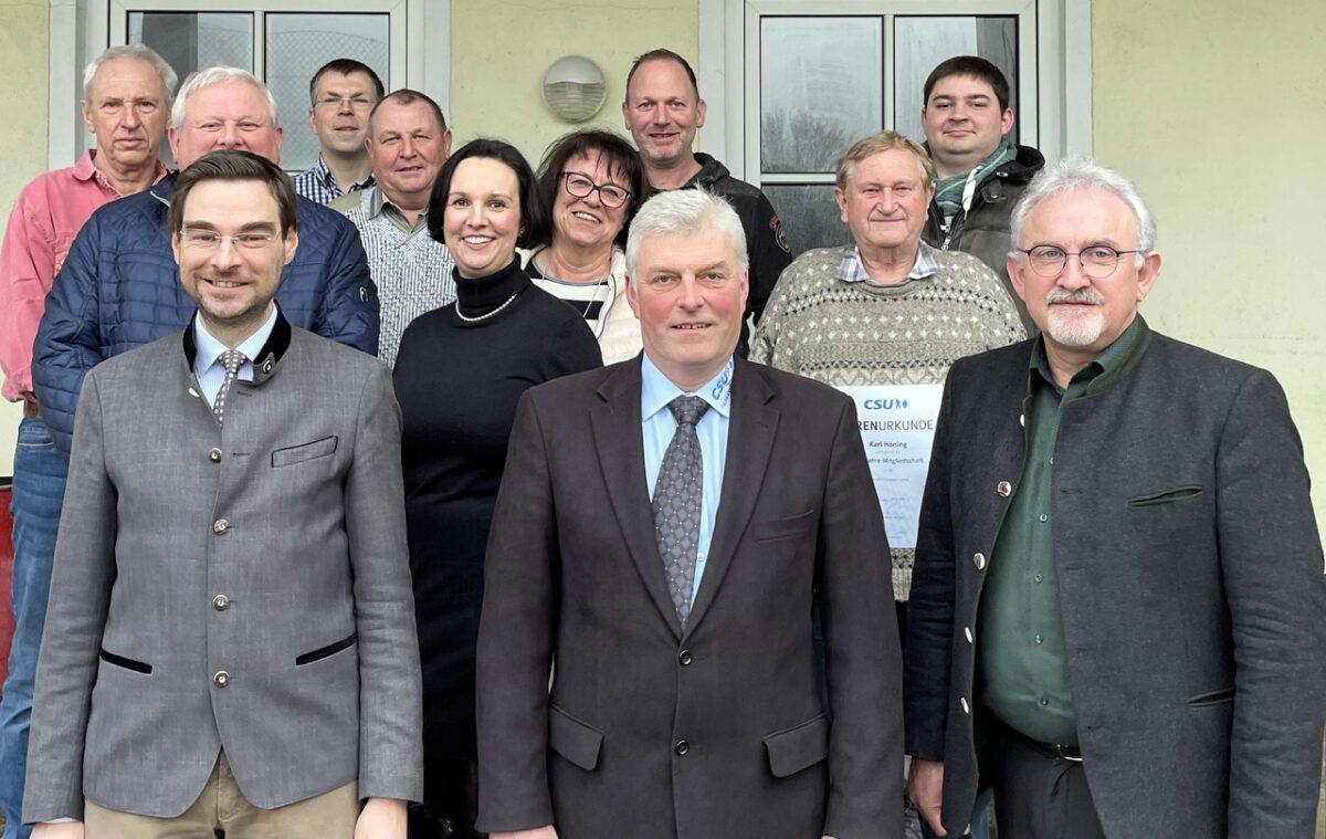 Josef Beck bleibt Vorsitzender der CSU Püchersreuth