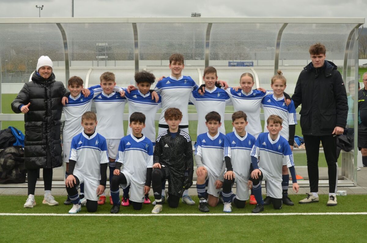 Leistungsvergleich der U 13 mit Topteams auf hohem Niveau
