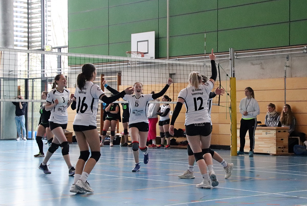 Die Volleyballdamen des TB Weiden machen die Meisterschaft perfekt