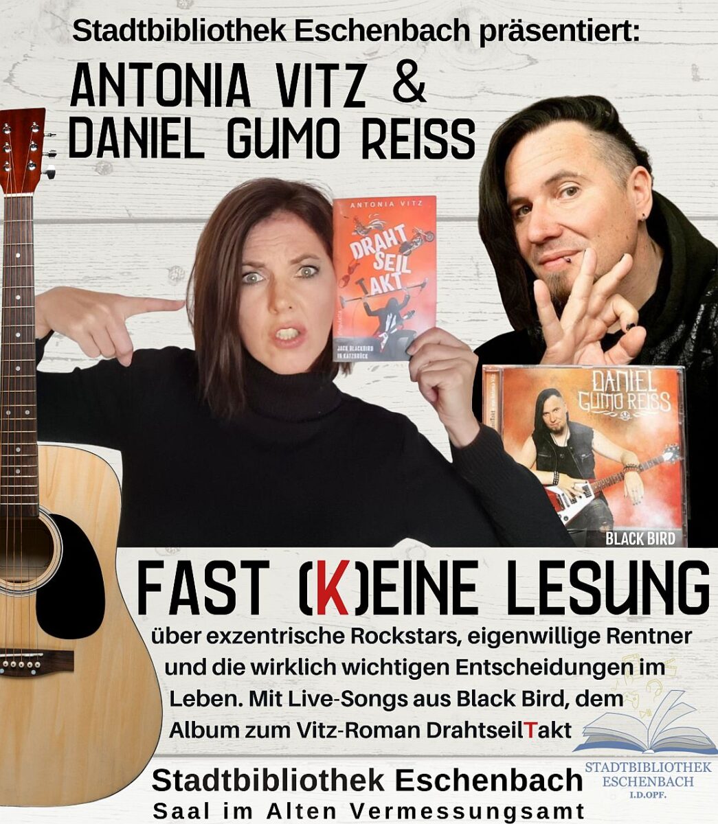 Bei der Lesung gibts was auf die Ohren