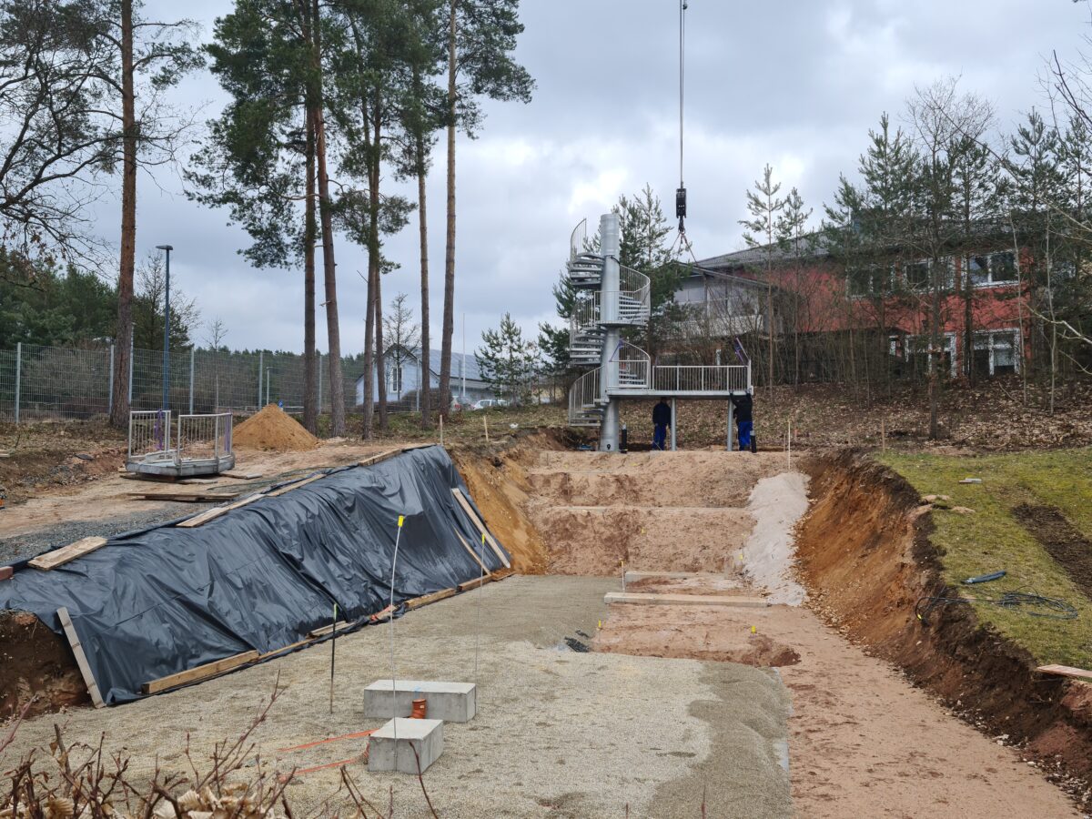 Waldbad Grafenwöhr: Arbeiten an Wasserrutsche beginnen