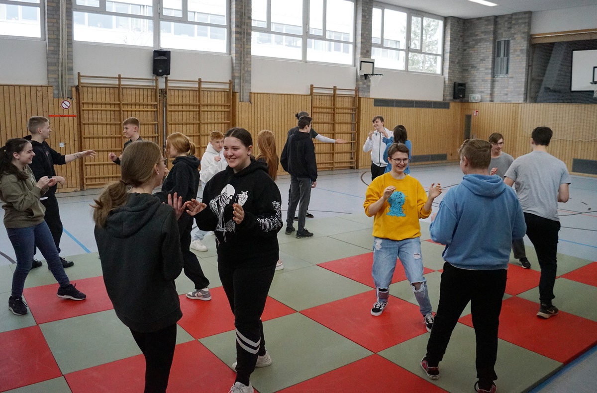 Selbstbehauptungskurs an der Markus-Gottwalt-Schule Eschenbach