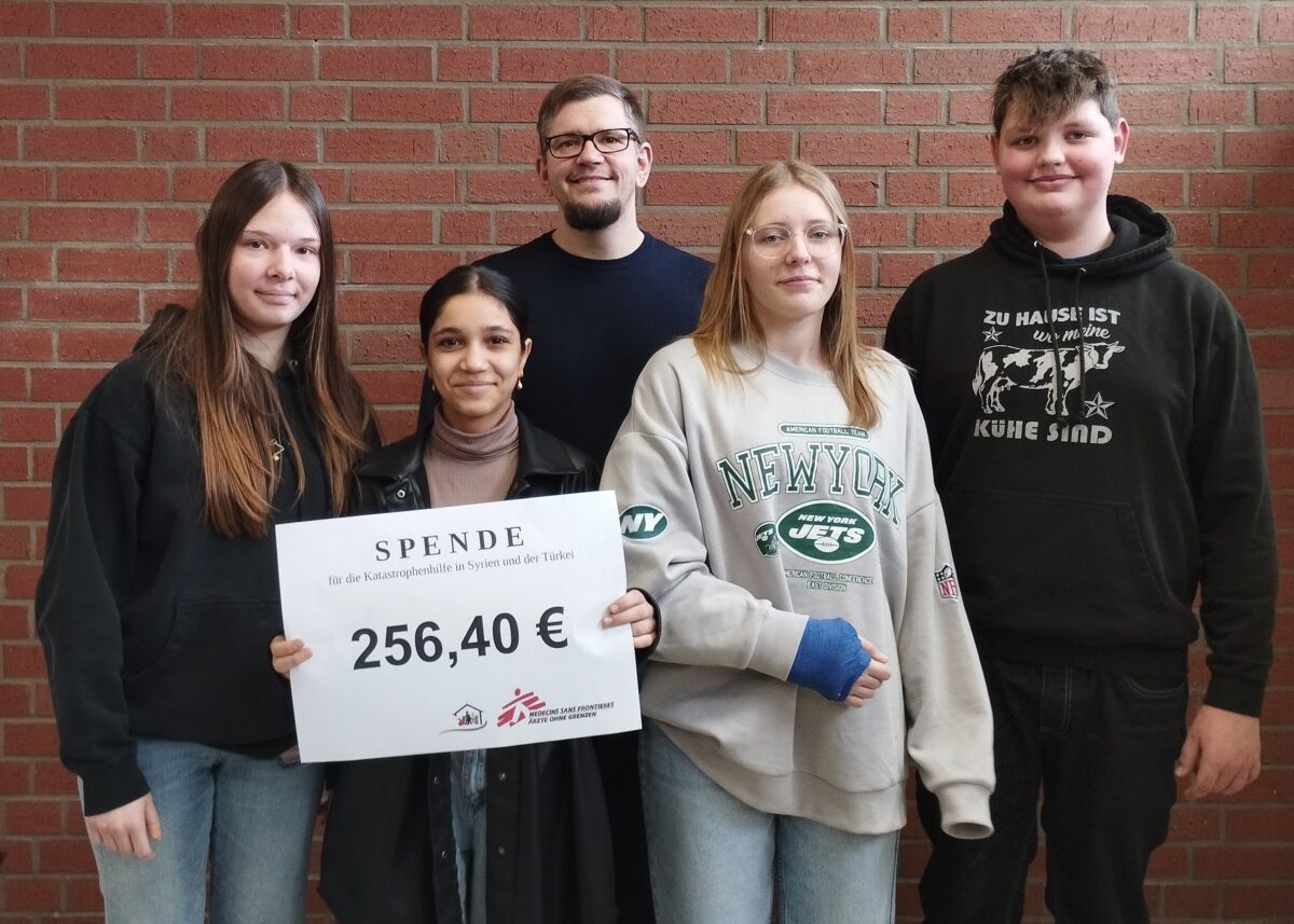 Hilfe für Erdbebenopfer – Achtklässler aus Pressath packen an