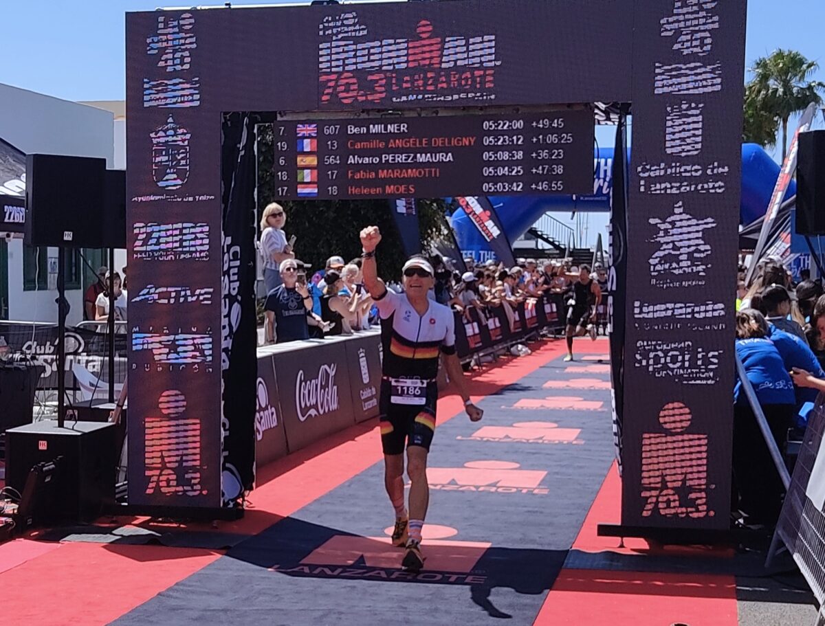 Stephan Pollert qualifiziert sich auf Lanzarote für Triathlon-WM in Finnland