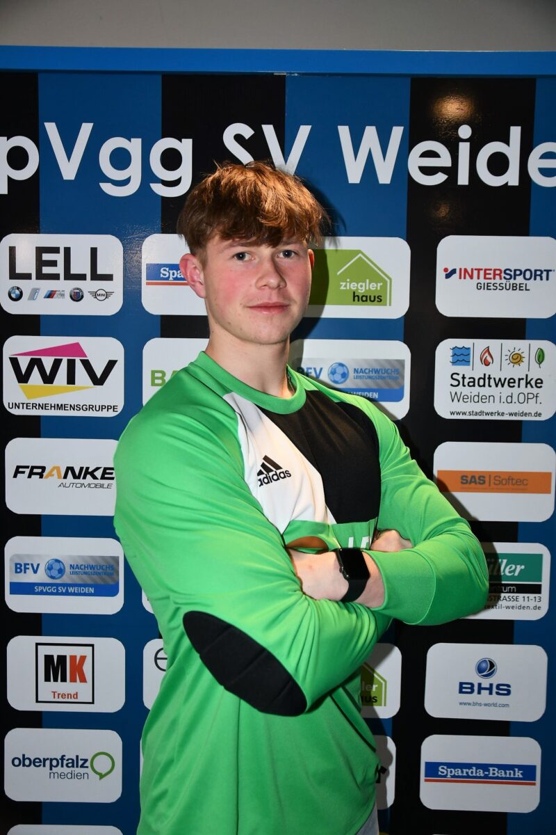Talentierter Keeper wechselt vom SSV Jahn Regensburg ans Weidener Wasserwerk