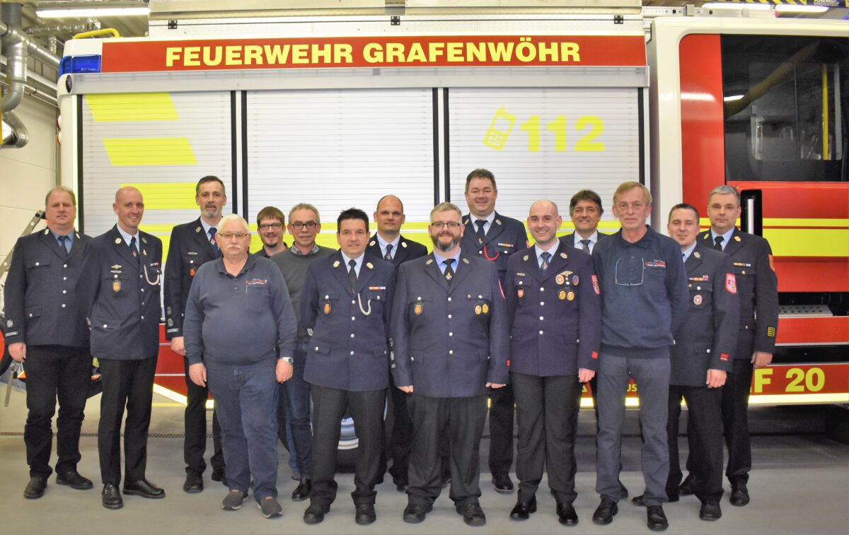 Die Feuerwehr Grafenwöhr hat einen neuen Vorsitzenden