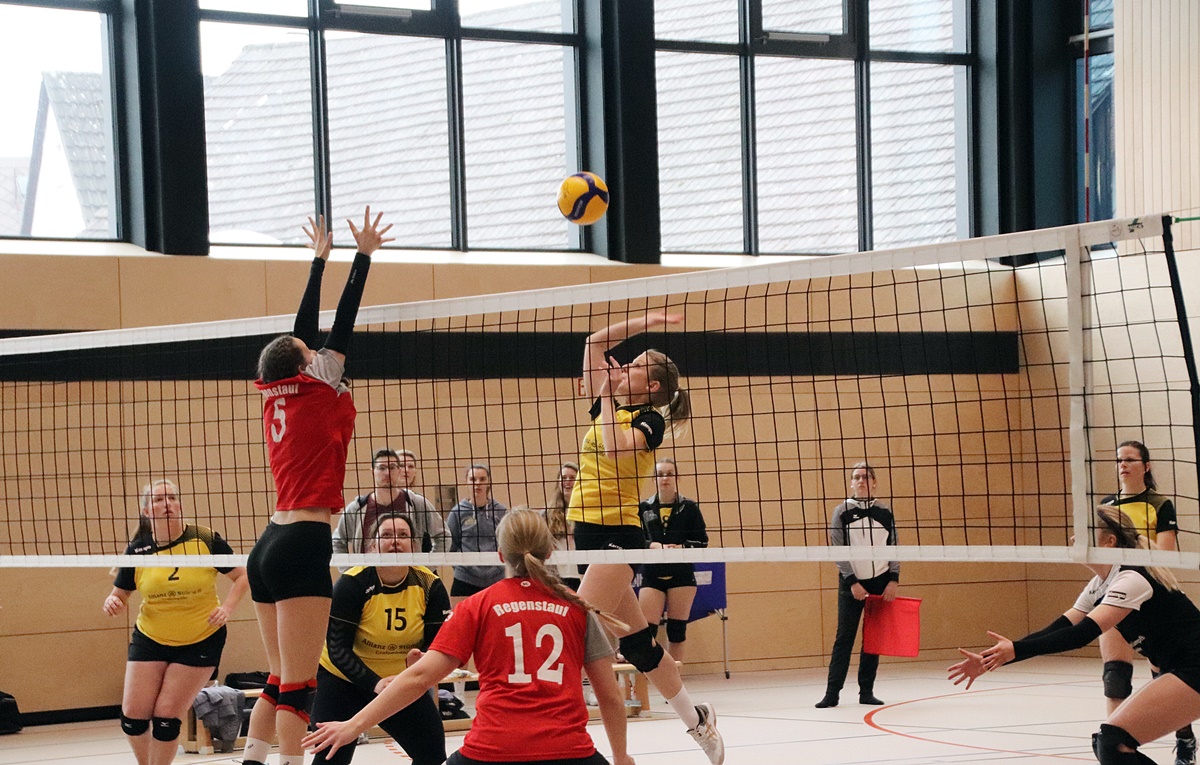 Volleyball: Damen aus Grafenwöhr mit Teilerfolg in der neuen Halle
