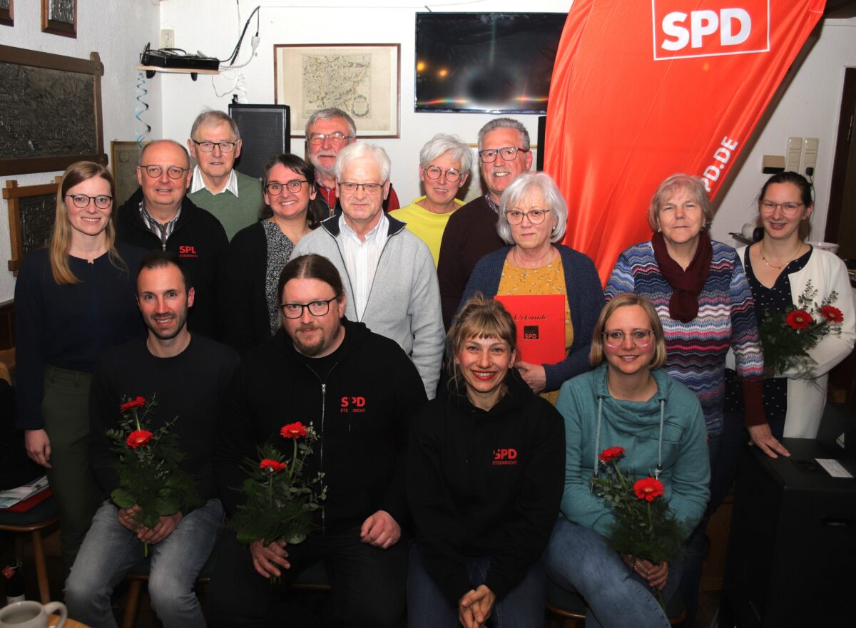 SPD-Ortsverein Etzenricht: Neue Gesichter übernehmen Mitverantwortung an der Spitze
