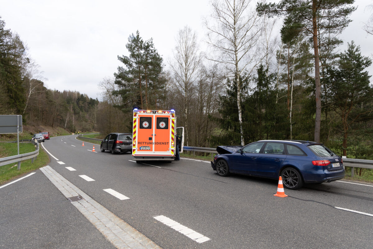 Nach Kollision: Vier Verletzte