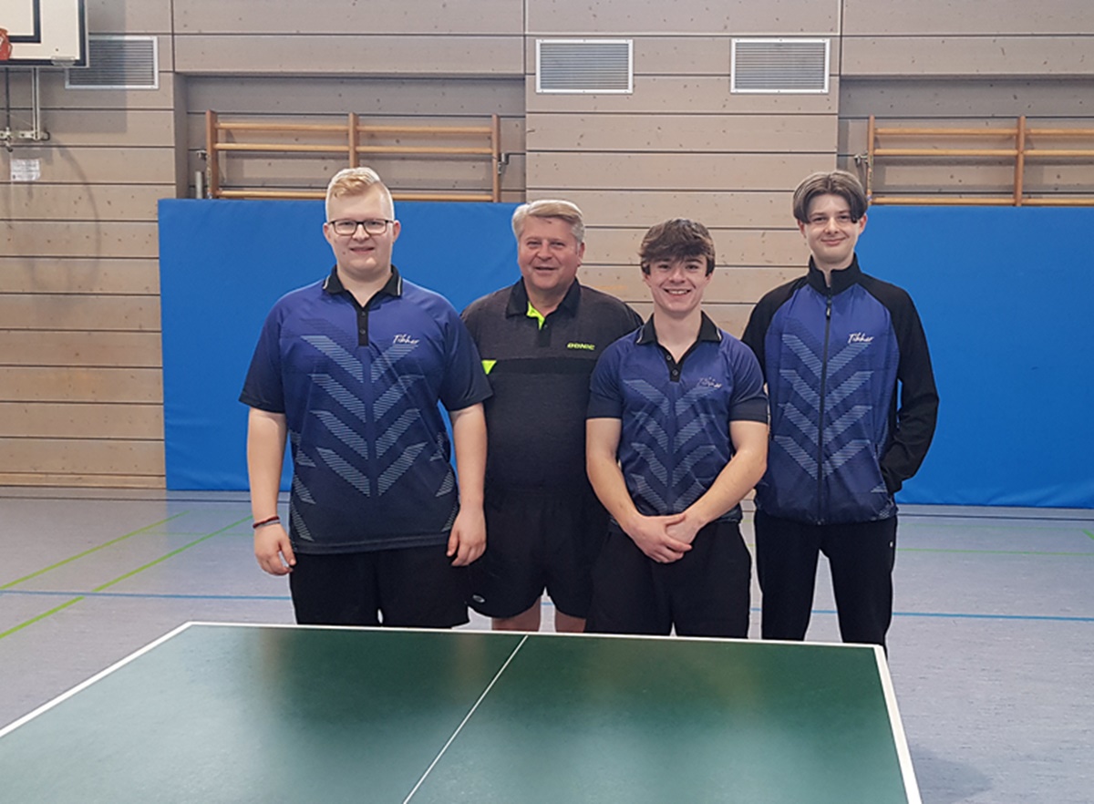 Tischtennis-Jugend der DJK Weiden bejubelt souveränen Klassenerhalt