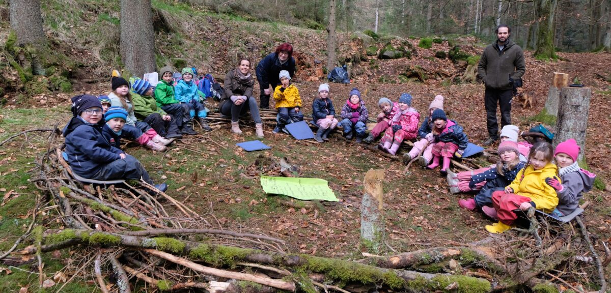 Den Wald mit Kinderaugen erkunden