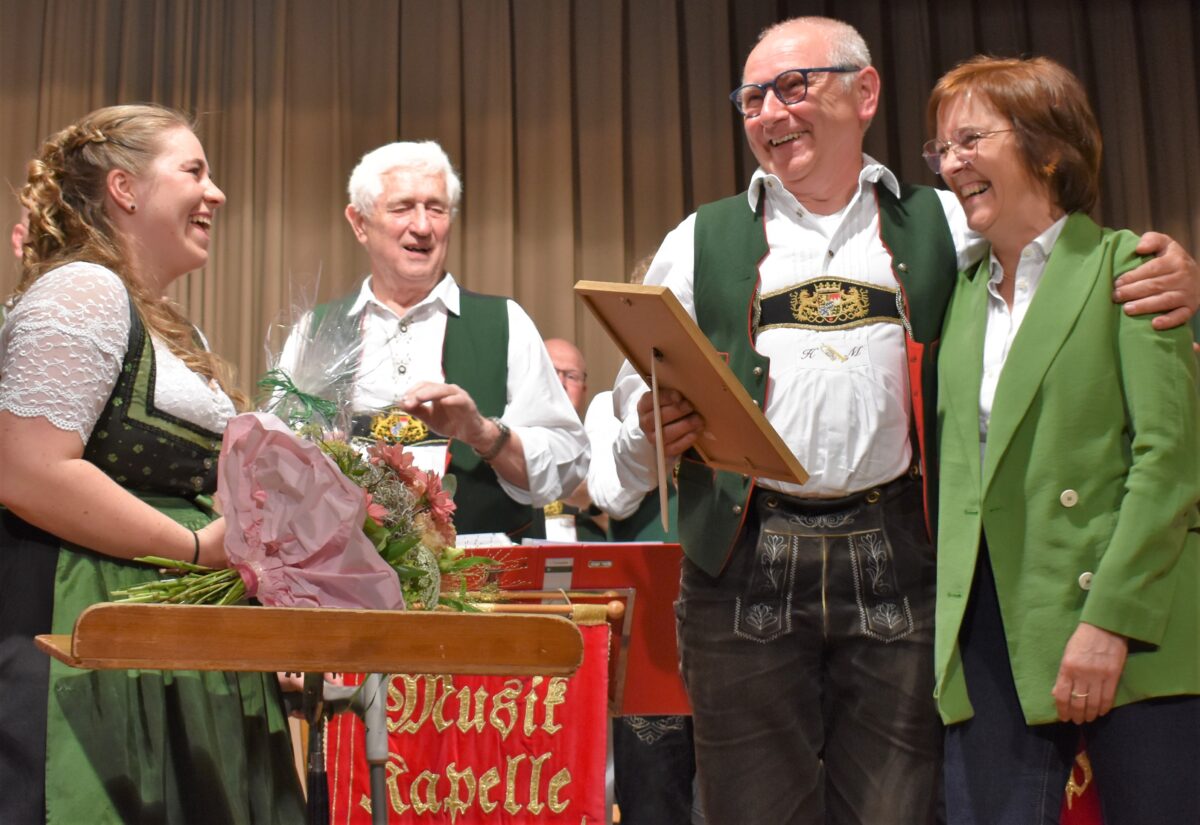 Hans Meiler ist Ehrenmitglied bei der Musikkapelle Dießfurt