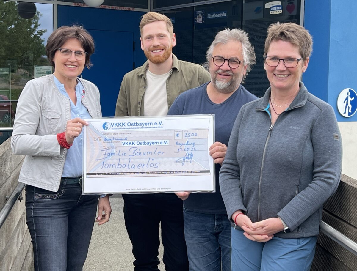 2500 Euro für krebskranke und körperbehinderte Kinder