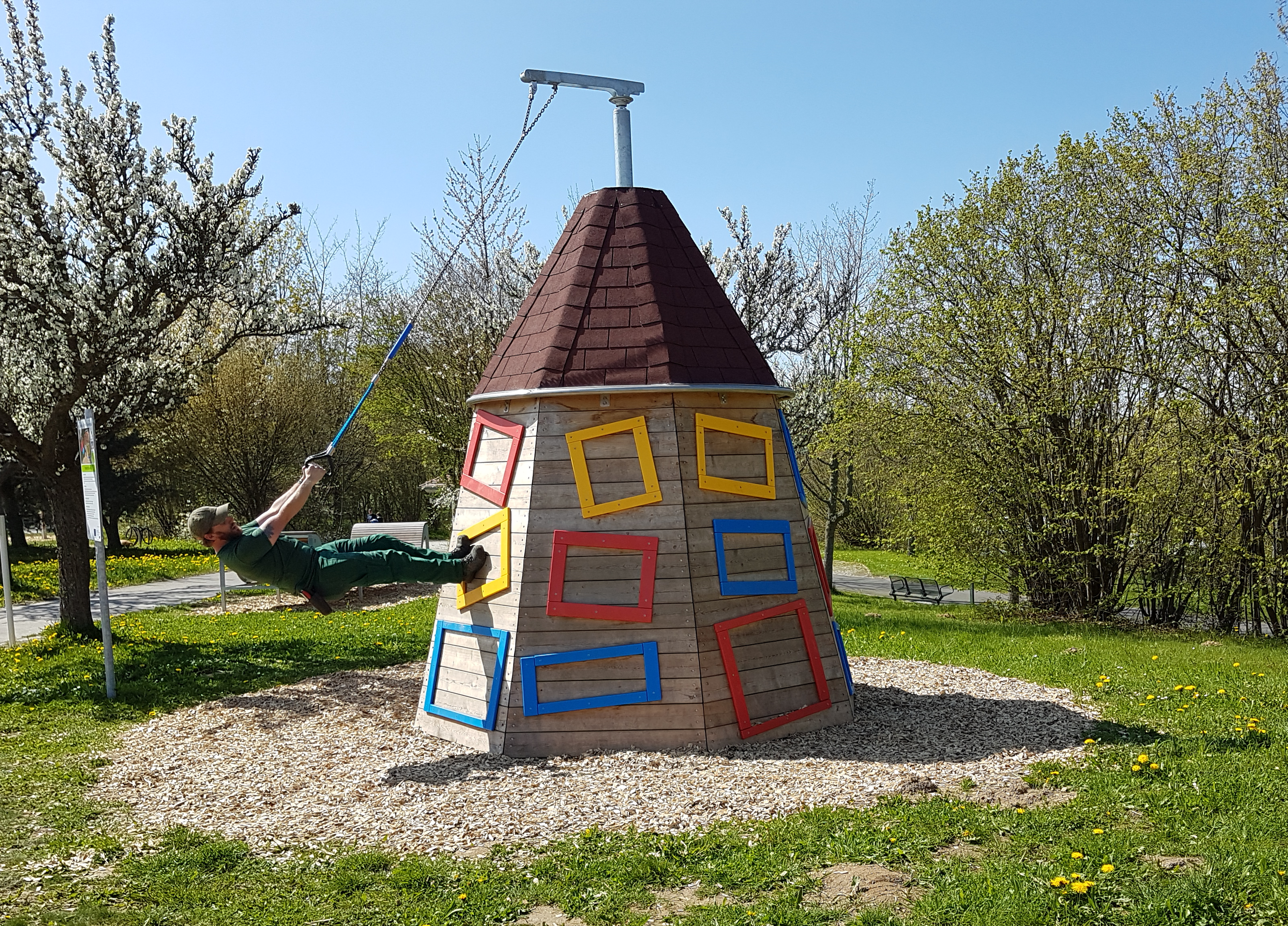 Offizielle Einweihung: Erweiterung des Motorik Fun Parks im Kurpark beim Sibyllenbad