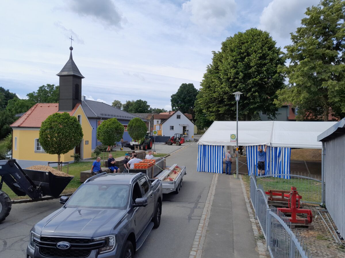 Ganz Klobenreuth wird zum Festplatz