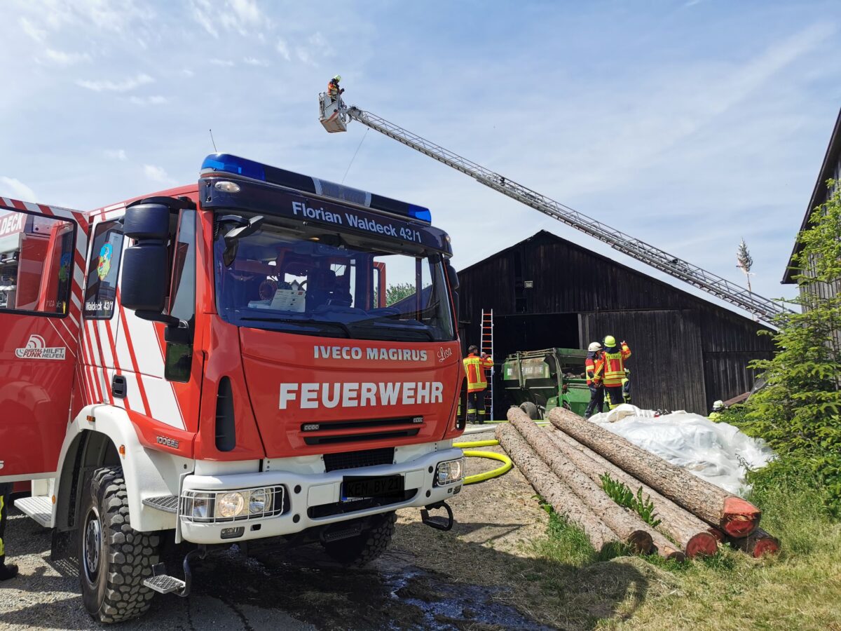 Großbrand durch beherztes Eingreifen verhindert