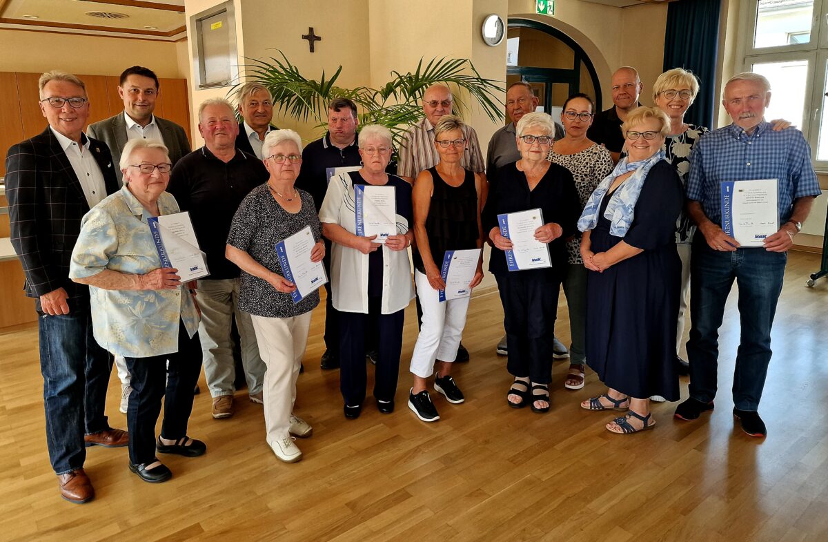 Ehrungen beim Sozialverband VdK Ortsgruppe Weiden-Süd