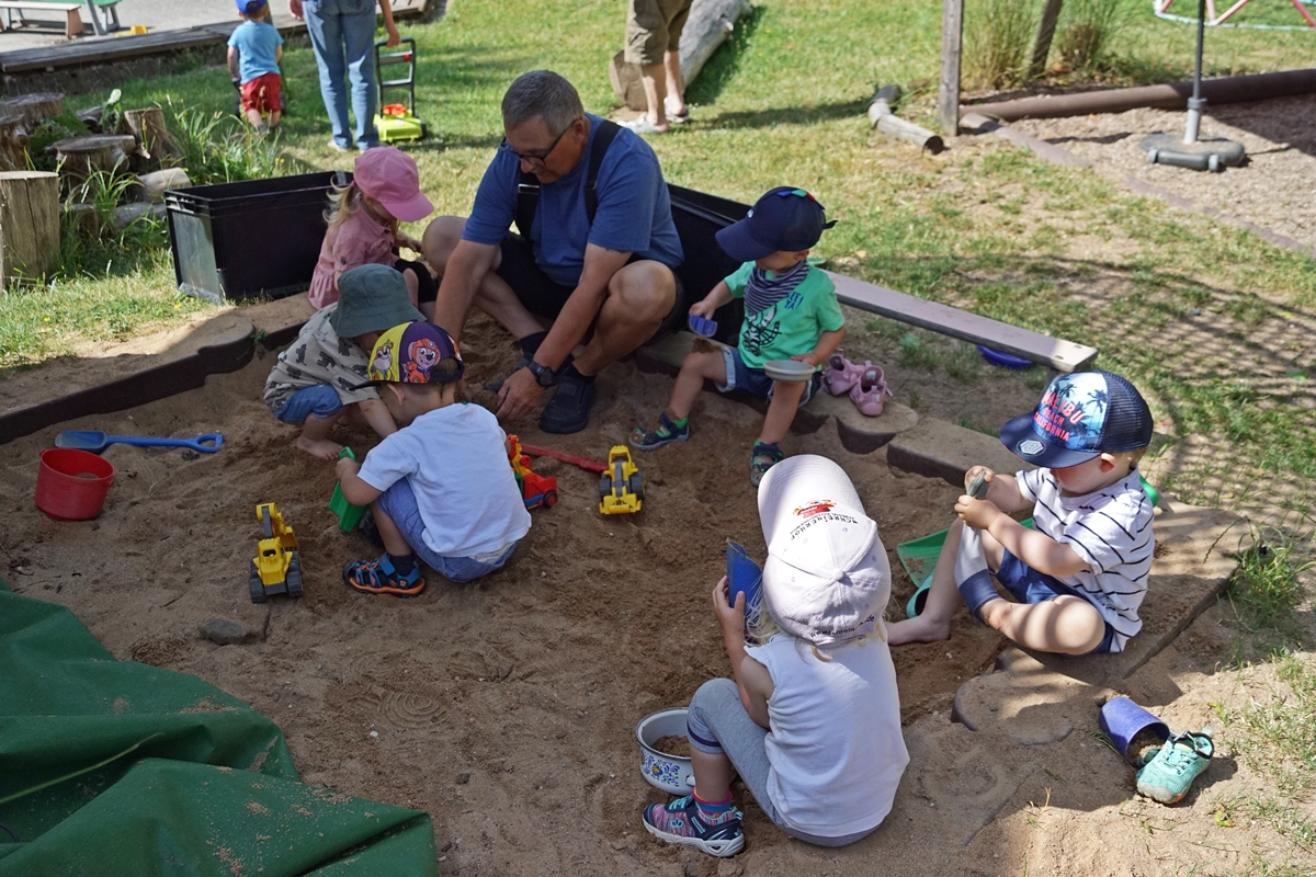 Besonderer Tag in der Kinderkrippe Eschenbach