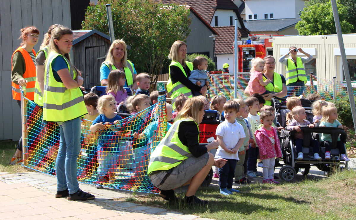 Im Kinderhaus St. Elisabeth Ernstfall geprobt